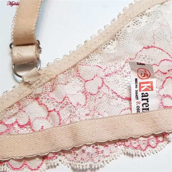 ست شورت و سوتین زنانه کارنا رز مدل فنردار کد 1024 رنگ کرم