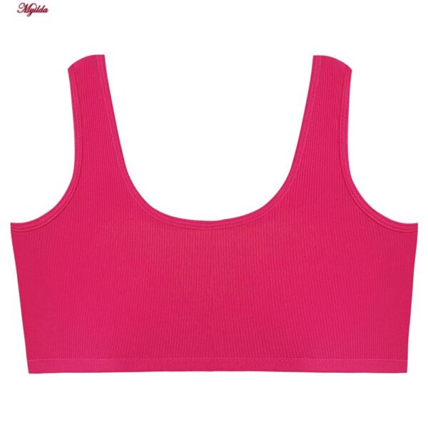 ست شورت و نیم تنه دخترانه ماییلدا مدل پددار ساز و آواز کد 5164-3 رنگ سرخابی