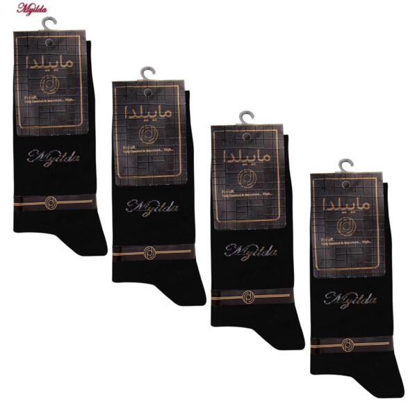 جوراب مردانه ماییلدا مدل 3633-201 بسته 4 عددی