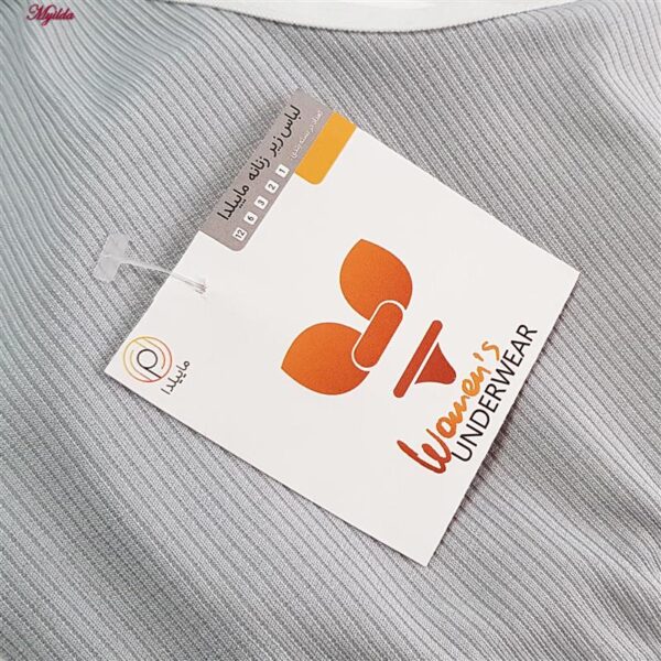 ست شورت و نیم تنه دخترانه ماییلدا مدل پددار ساز و آواز کد 5164-3 رنگ طوسی