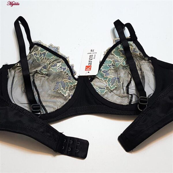 ست شورت و سوتین زنانه کارنا رز مدل فنردار کد 5167-5007-3 رنگ مشکی