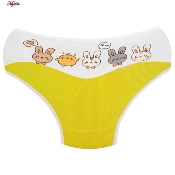 ست شورت و نیم تنه دخترانه ماییلدا مدل پددار خرگوش و جوجه کد 5164-5 رنگ زرد