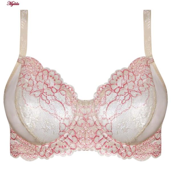 ست شورت و سوتین زنانه کارنا رز مدل فنردار کد 1024 رنگ کرم