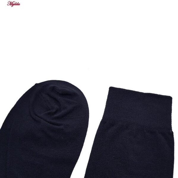 جوراب ساق بلند مردانه ضیاکو مدل پنبه ای کد 5181-337 رنگ سرمه ای