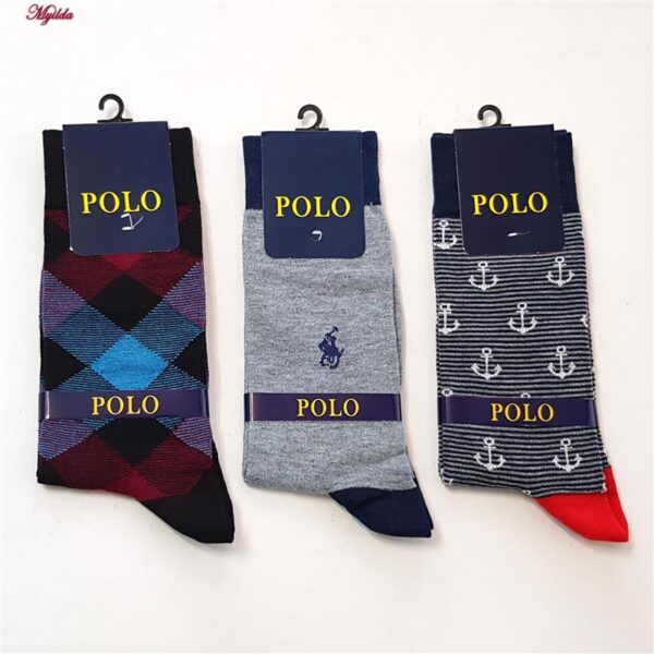 جوراب ساق بلند مردانه مدل 5183-694-3 بسته 3 عددی