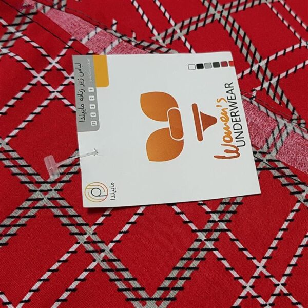 تونیک زنانه ماییلدا مدل چهارخانه کد 5195-2 رنگ قرمز