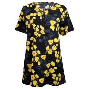 تونیک زنانه ماییلدا مدل گل لاله کد 5195-6