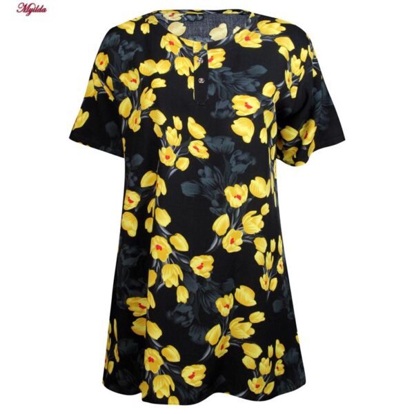 تونیک زنانه ماییلدا مدل گل لاله کد 5195-6