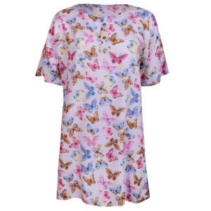 تونیک زنانه ماییلدا مدل پروانه کد 5195-10 رنگ یاسی