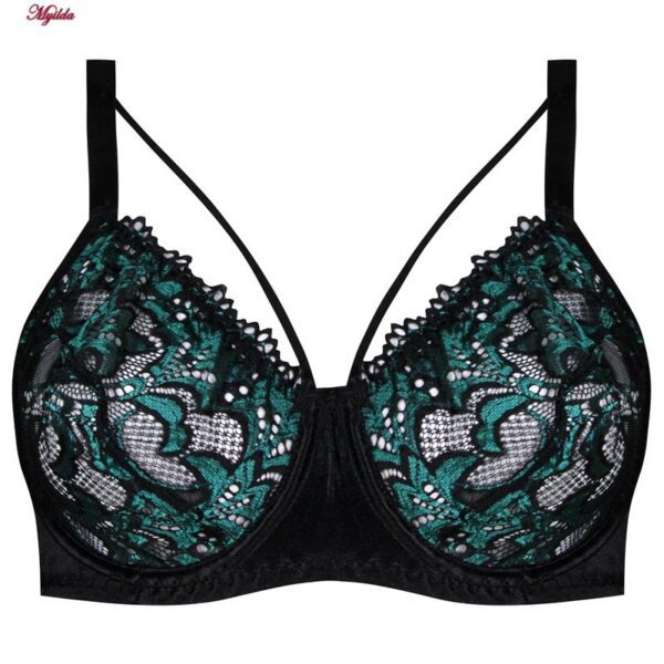 ست شورت و سوتین زنانه کارنا رز مدل فنردار هارنس کد 1003 رنگ سبز کله غازی