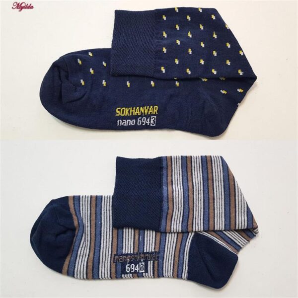 جوراب ساق بلند مردانه مدل 5183-694-2 بسته 2 عددی