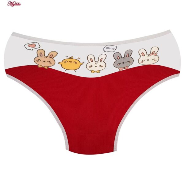 ست شورت و نیم تنه دخترانه ماییلدا مدل پددار خرگوش و جوجه کد 5164-5 رنگ قرمز