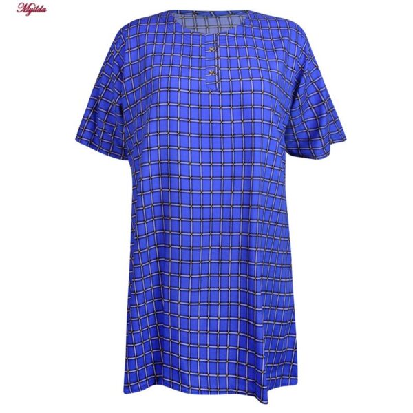 تونیک زنانه ماییلدا مدل چهارخانه کد 5195-5