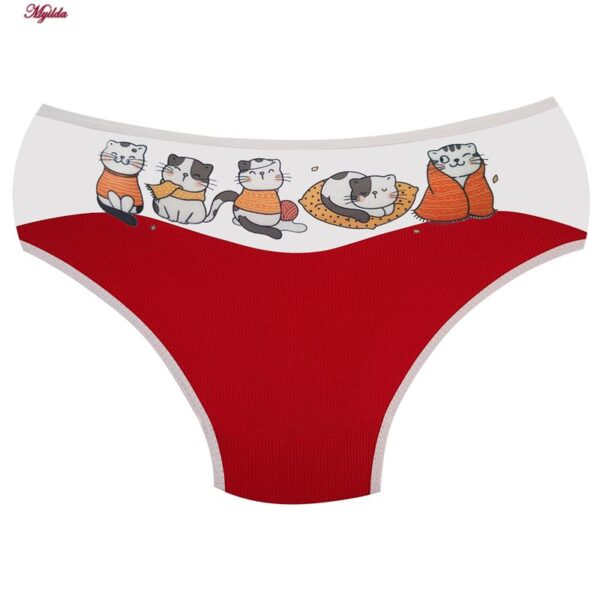 ست شورت و نیم تنه دخترانه ماییلدا مدل پددار گربه سرمایی کد 5164-6 رنگ قرمز