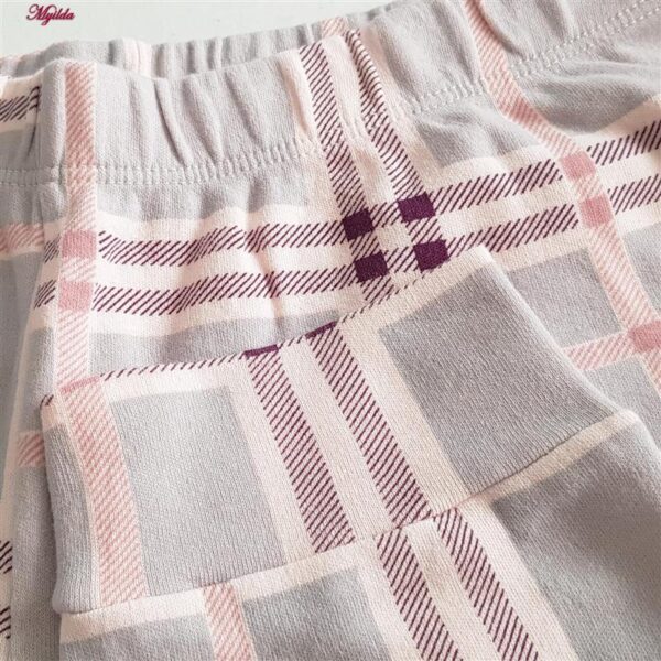 ست بلوز و شلوار زنانه لین مدل نخ پنبه کد 5196-156 رنگ طوسی