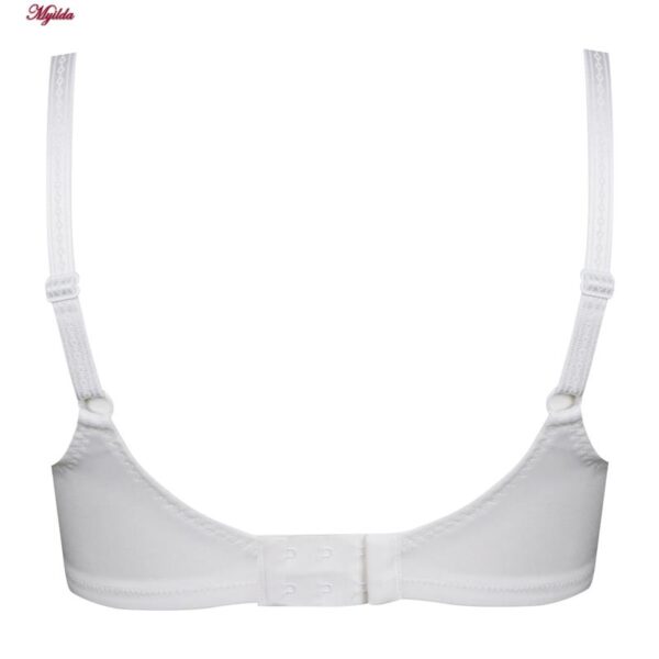 ست شورت و سوتین زنانه شاندرمن مدل فنردار گیپور گلدار کد 5080-2464-03 رنگ سفید