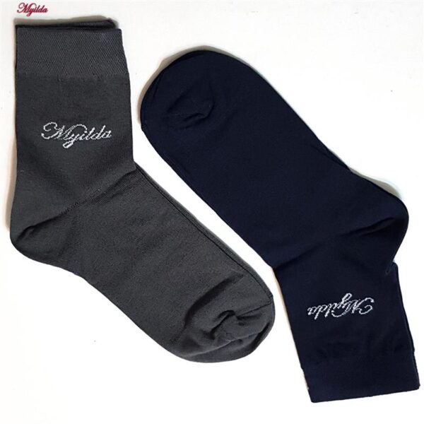 جوراب نیم ساق مردانه ماییلدا مدل پنبه کد 3630-182-4-2 بسته 4 عددی