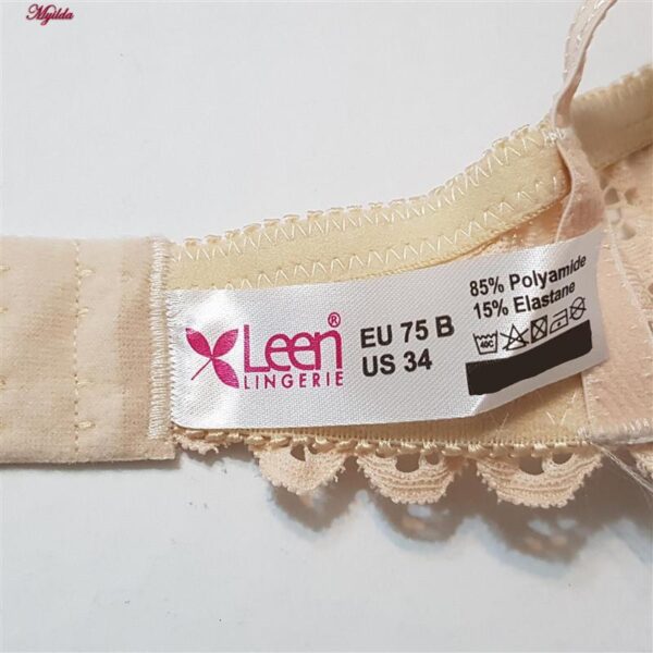 سوتین زنانه لین مدل فنردار کد 4680-415 رنگ کرم