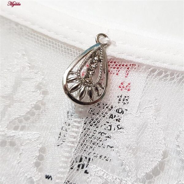 شورت زنانه لین مدل گیپوری کد 4681-717 رنگ سفید