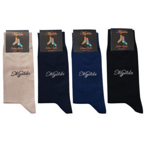 جوراب مردانه ماییلدا مدل پنبه ای کد 5178-337-4 بسته 4 عددی