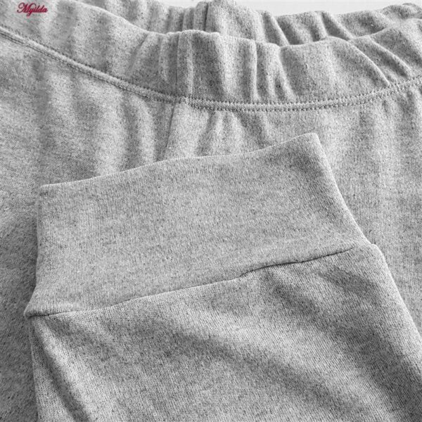 ست شومیز و شلوار زنانه لین مدل نخ پنبه جلو دکمه کد 5196-158 رنگ طوسی