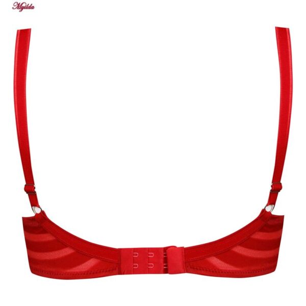 سوتین زنانه اما مدل فنردار کد 4930-4500 رنگ قرمز