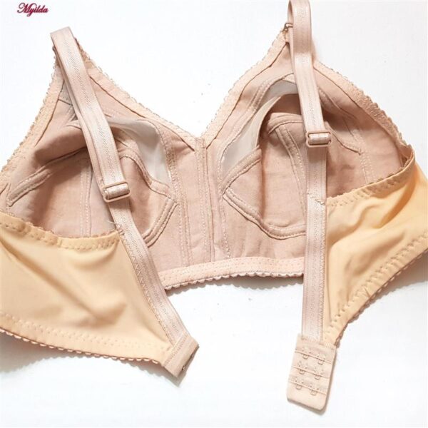 سوتین زنانه ماییلدا مدل بدون فنر کد 5055 رنگ کرم