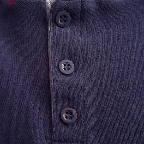 ست تی شرت و شلوار مردانه لین مدل نخ پنبه کد 5197-496 رنگ سرمه ای