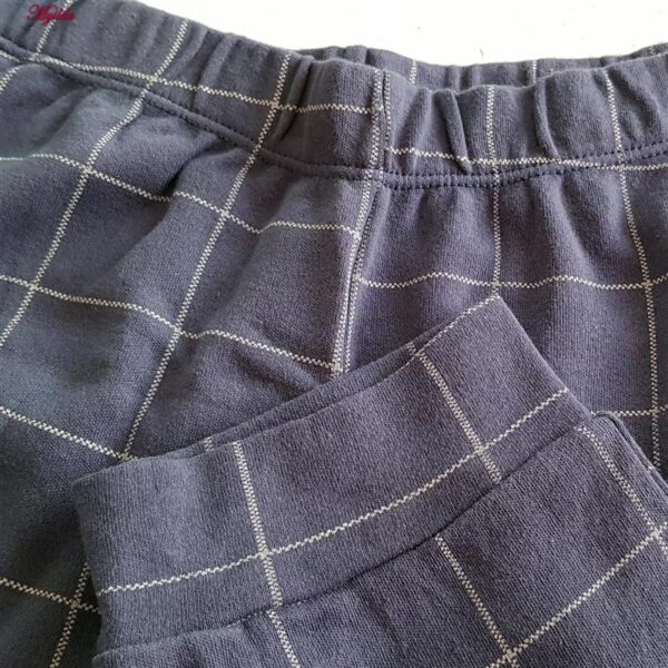 ست بلوز و شلوار زنانه لین مدل نخ پنبه کد 5196-209 رنگ طوسی