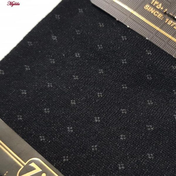 جوراب ساق بلند مردانه ضیاکو ترنج مدل پنبه ای خال خالی کد 5198-337-2