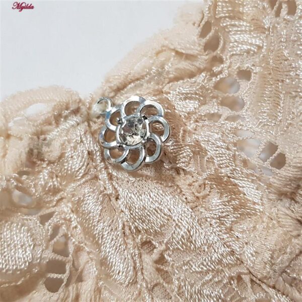 سوتین زنانه لین مدل فنردار کد 4680-415 رنگ کرم