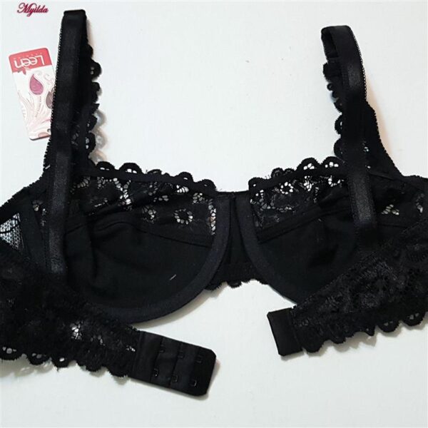 سوتین زنانه لین مدل فنردار کد 4680-415 رنگ مشکی