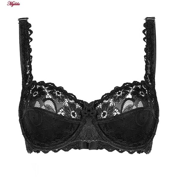 سوتین زنانه لین مدل فنردار کد 4680-415 رنگ مشکی