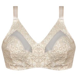 سوتین زنانه ماییلدا مدل بدون فنر کد 5055 رنگ کرم