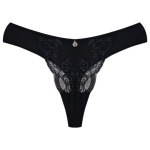 شورت زنانه لین مدل گیپوری کد 4681-717 رنگ مشکی