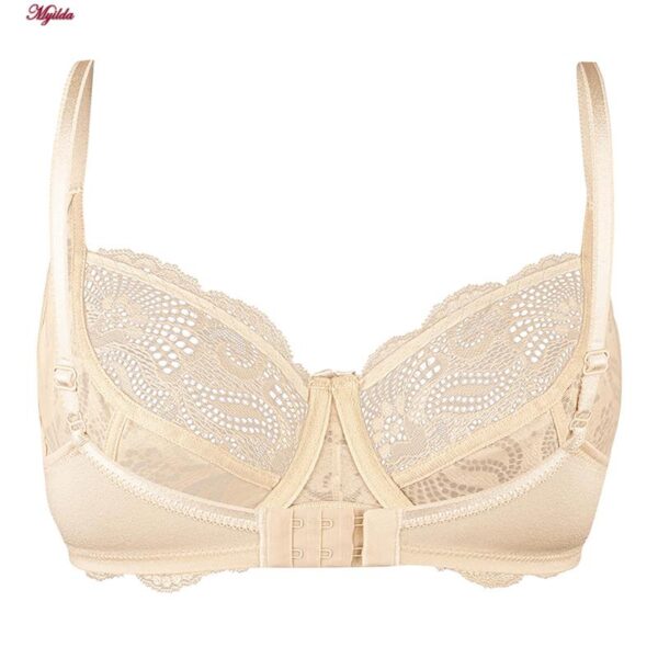 سوتین زنانه لین مدل فنردار کد 4680-511 رنگ کرم