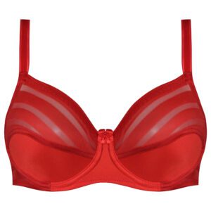 سوتین زنانه اما مدل فنردار کد 4930-4500 رنگ قرمز