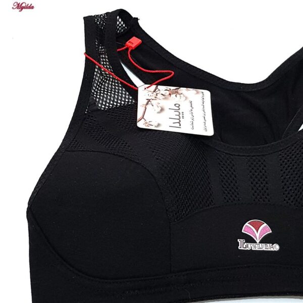 نیم تنه ورزشی زنانه ماییلدا مدل 3785 رنگ مشکی