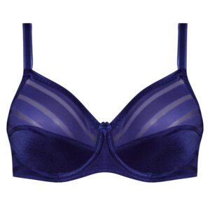 سوتین زنانه اما مدل فنردار کد 4930-4500 رنگ سرمه ای