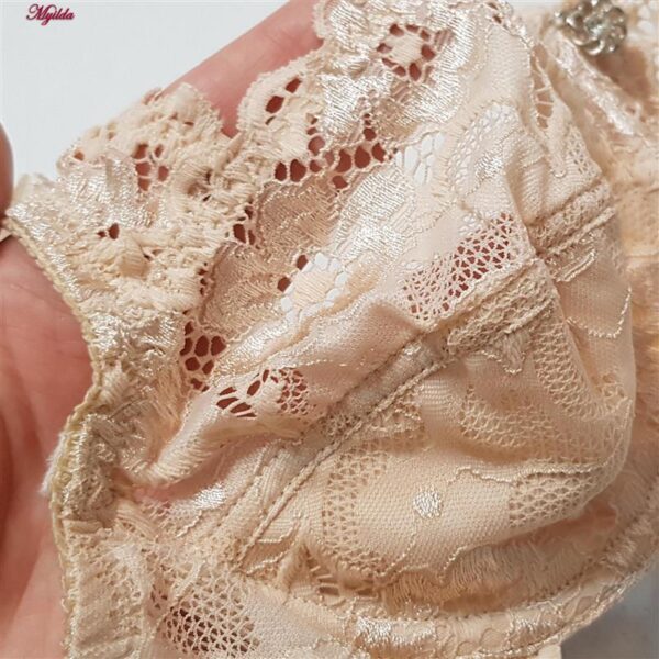 سوتین زنانه لین مدل فنردار کد 4680-415 رنگ کرم