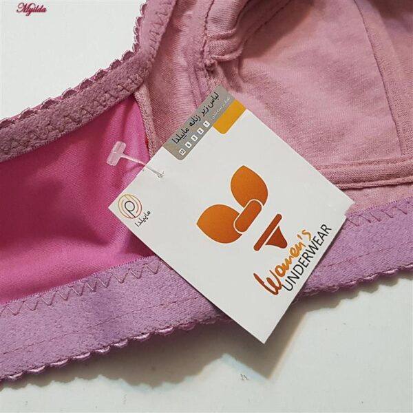 سوتین زنانه ماییلدا مدل بدون فنر کد 5053 رنگ صورتی