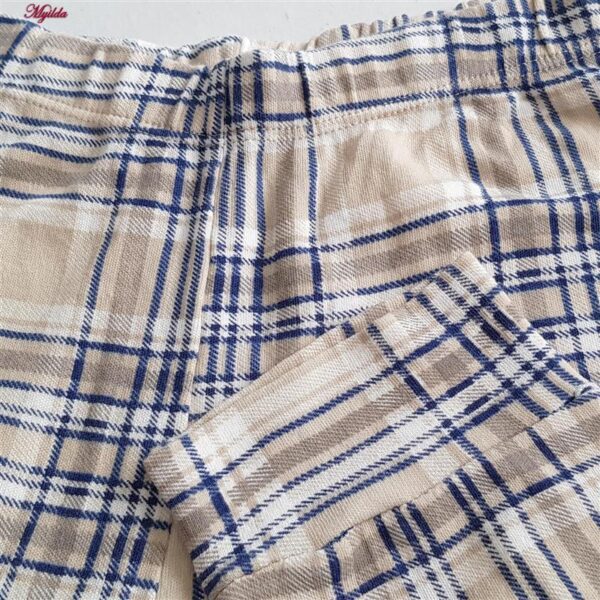 ست بلوز و شلوار زنانه لین مدل تدی نخ پنبه کد 5196-151 رنگ طوسی