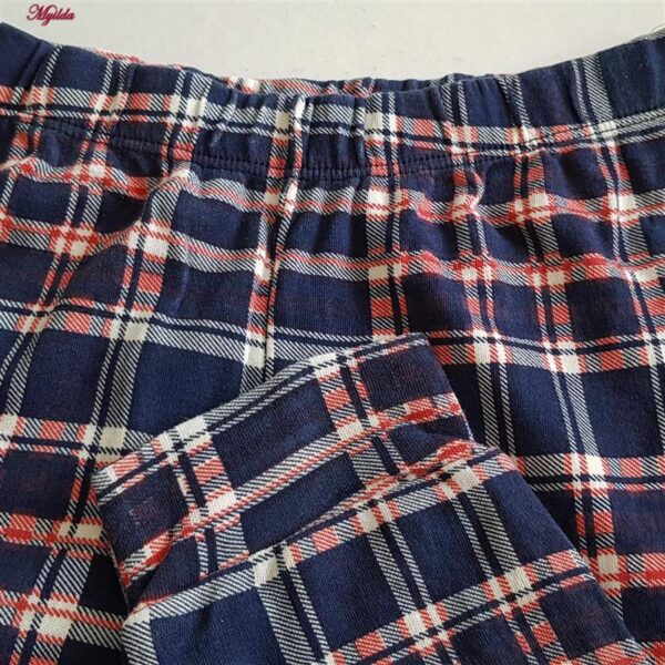 ست بلوز و شلوار زنانه لین مدل تدی نخ پنبه کد 5196-151 رنگ سرمه ای