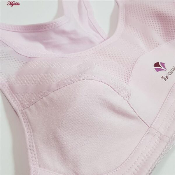 نیم تنه ورزشی زنانه ماییلدا مدل 3785 رنگ صورتی روشن