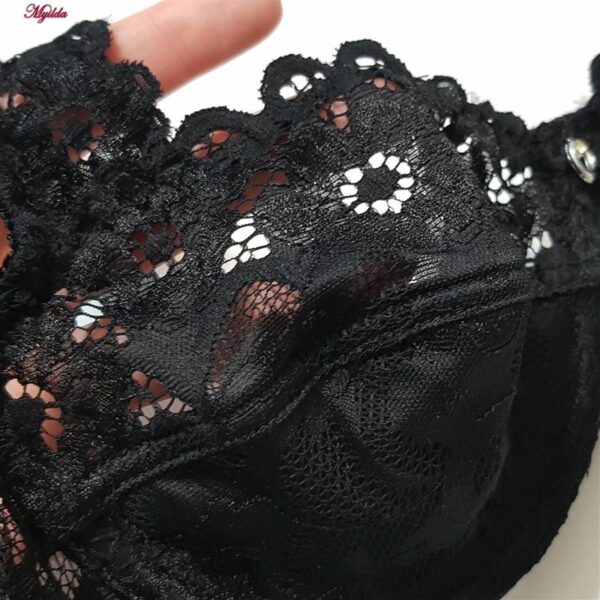 سوتین زنانه لین مدل فنردار کد 4680-415 رنگ مشکی