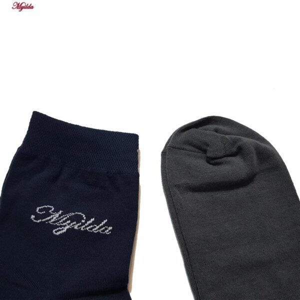 جوراب نیم ساق مردانه ماییلدا مدل پنبه کد 3630-182-4-2 بسته 4 عددی