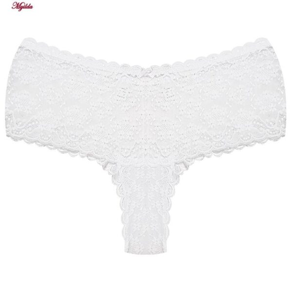 ست شورت و سوتین زنانه شاندرمن مدل فنردار گیپور گلدار کد 5080-2464-03 رنگ سفید