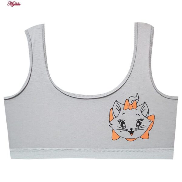 نیم تنه دخترانه ماییلدا مدل گربه خندان کد 5176-2 بسته 3 عددی