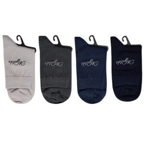 جوراب نیم ساق مردانه ماییلدا مدل پنبه کد 3630-182-4-2 بسته 4 عددی