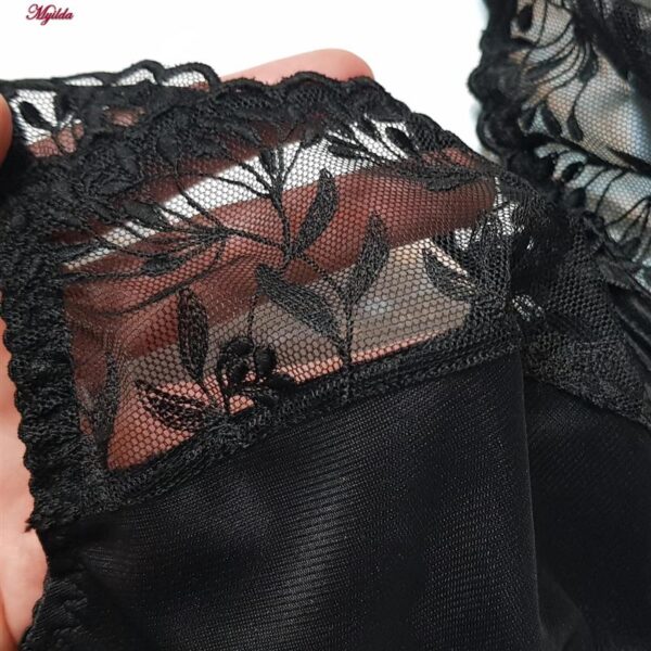 سوتین زنانه شاندرمن مدل فنردار مارانتا کد 5080-2280-04 رنگ مشکی